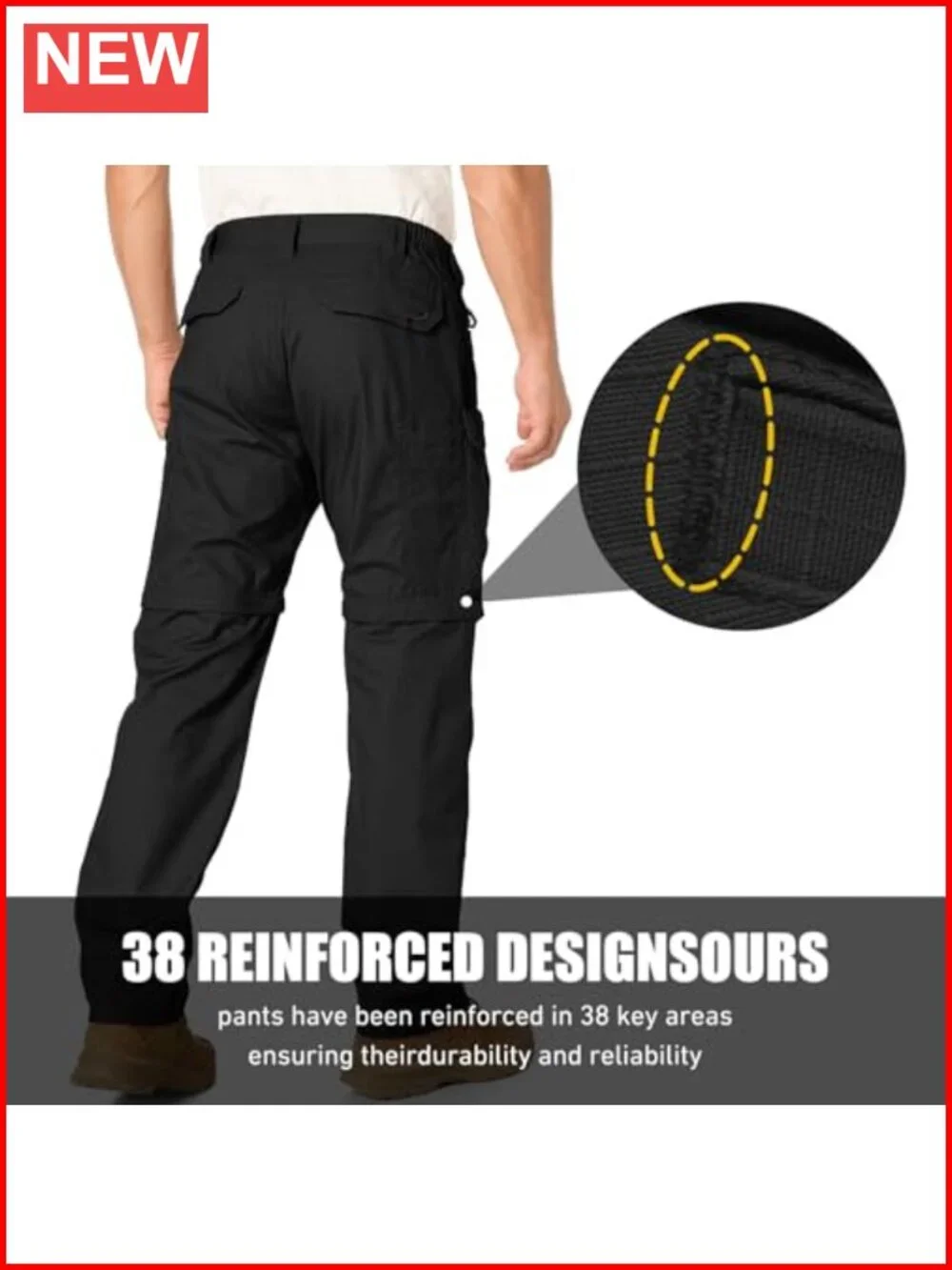 Men's Cargo Tactical Pants Cotton Polyester Ripstop Stretch BDU Outdoor Hiking